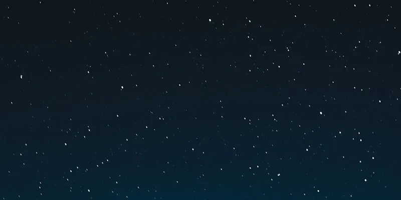 Moon phases over a calm night sky